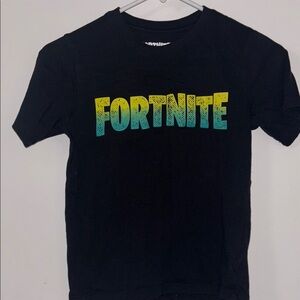 Black Fortnite Graphic T-Shirt